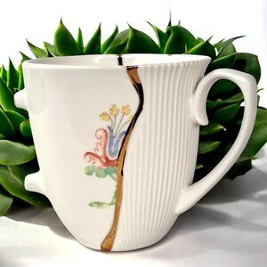 HTF Seletti Kintsugi Mug 02 Marcantonio Porcelain 4”